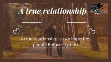 A true relationship is two imperfect people Refusi – tymoff