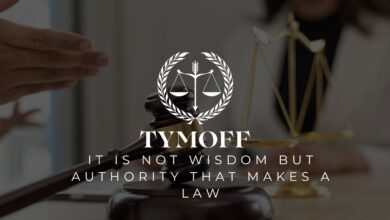 It is not wisdom but authority that makes a law